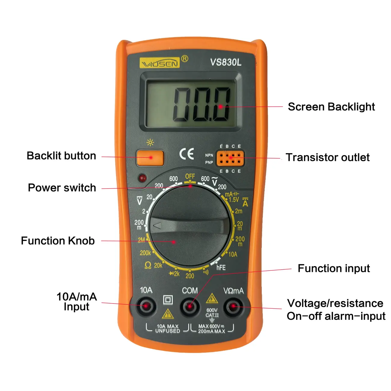 Multimeter Tester Counts Digital Multimeter - Image 2