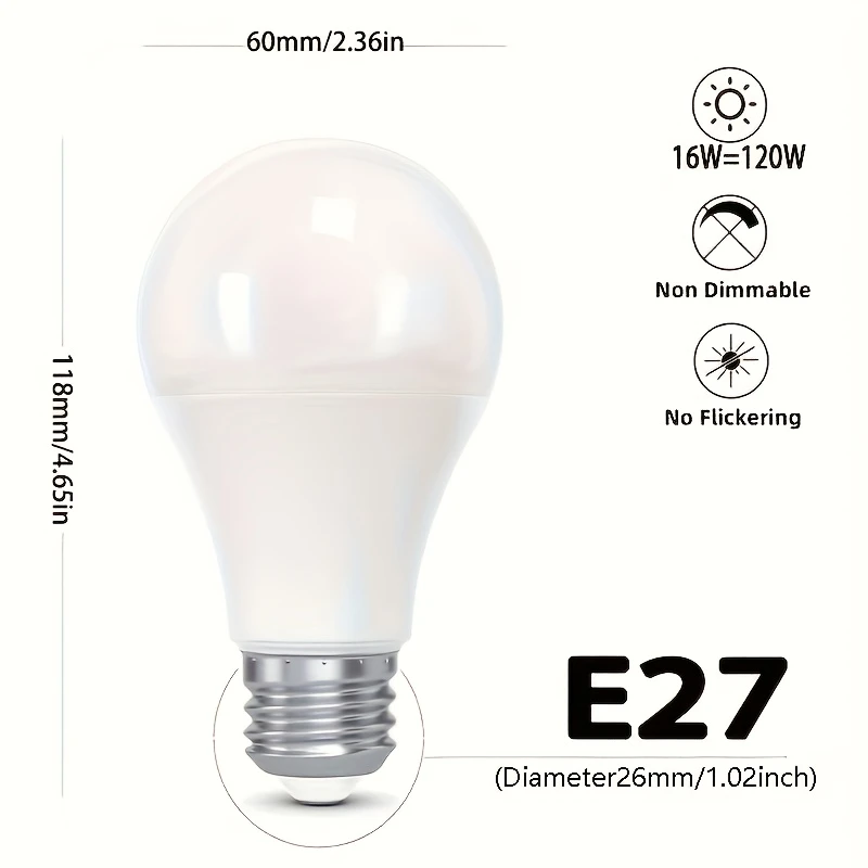 E27 LED Bulbs Ultra Bright and Energy Efficient - Image 2