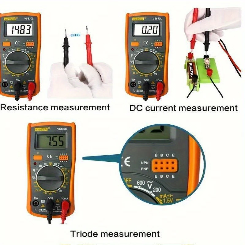 Multimeter Tester Counts Digital Multimeter - Image 3