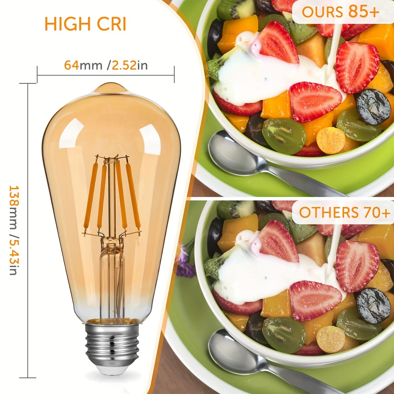 Edison Vintage LED Dimmable Bulbs - Image 3
